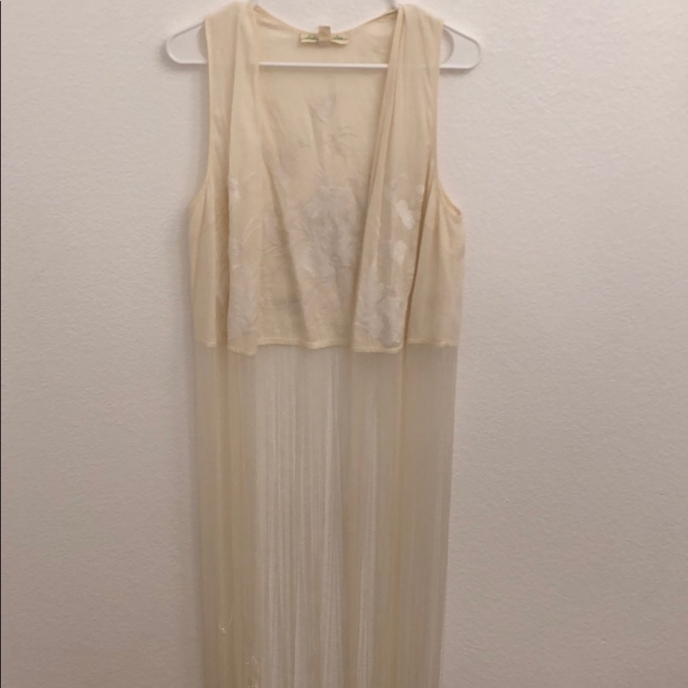 Fringe vest.